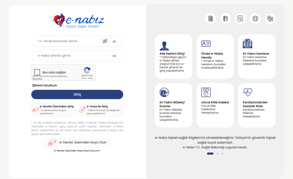 E-Nabız Nedir? Nasıl Kullanılır? 1 e nabiz nedir