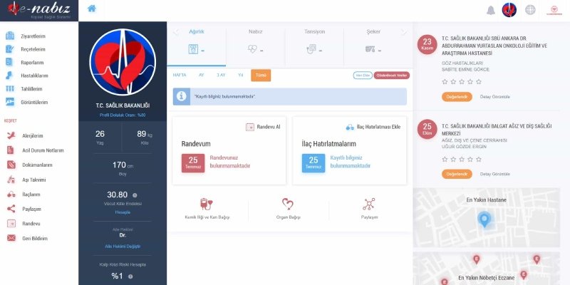 E-Nabız Nedir? Nasıl Kullanılır? 5 e nabiz